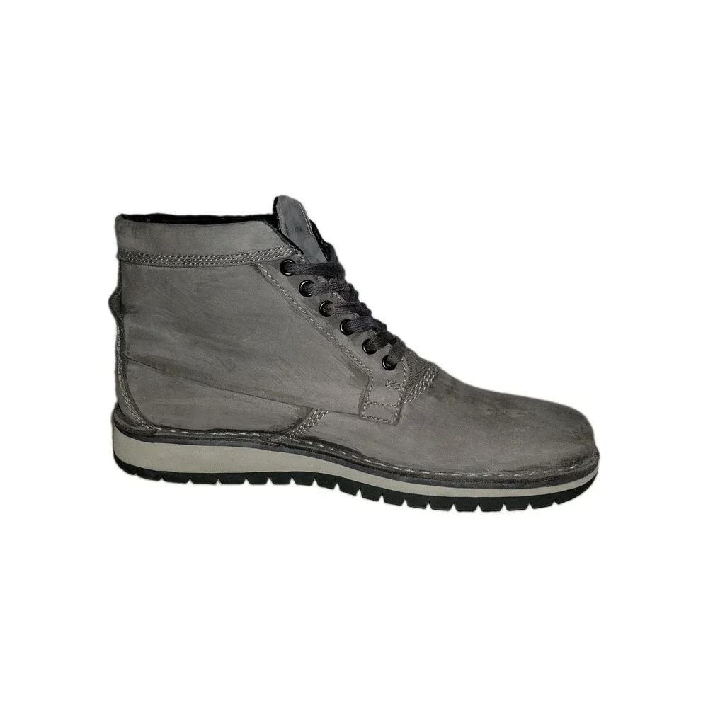 Clarks Unstructured Men's Varby Top Boots Size 9.5M Gray Leather Ankle Casual